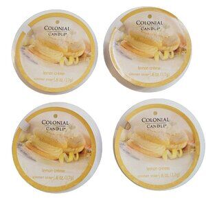 Colonial Candle Wax Simmer Snaps x4 Lemon Creme Discontinued Scent VHTF